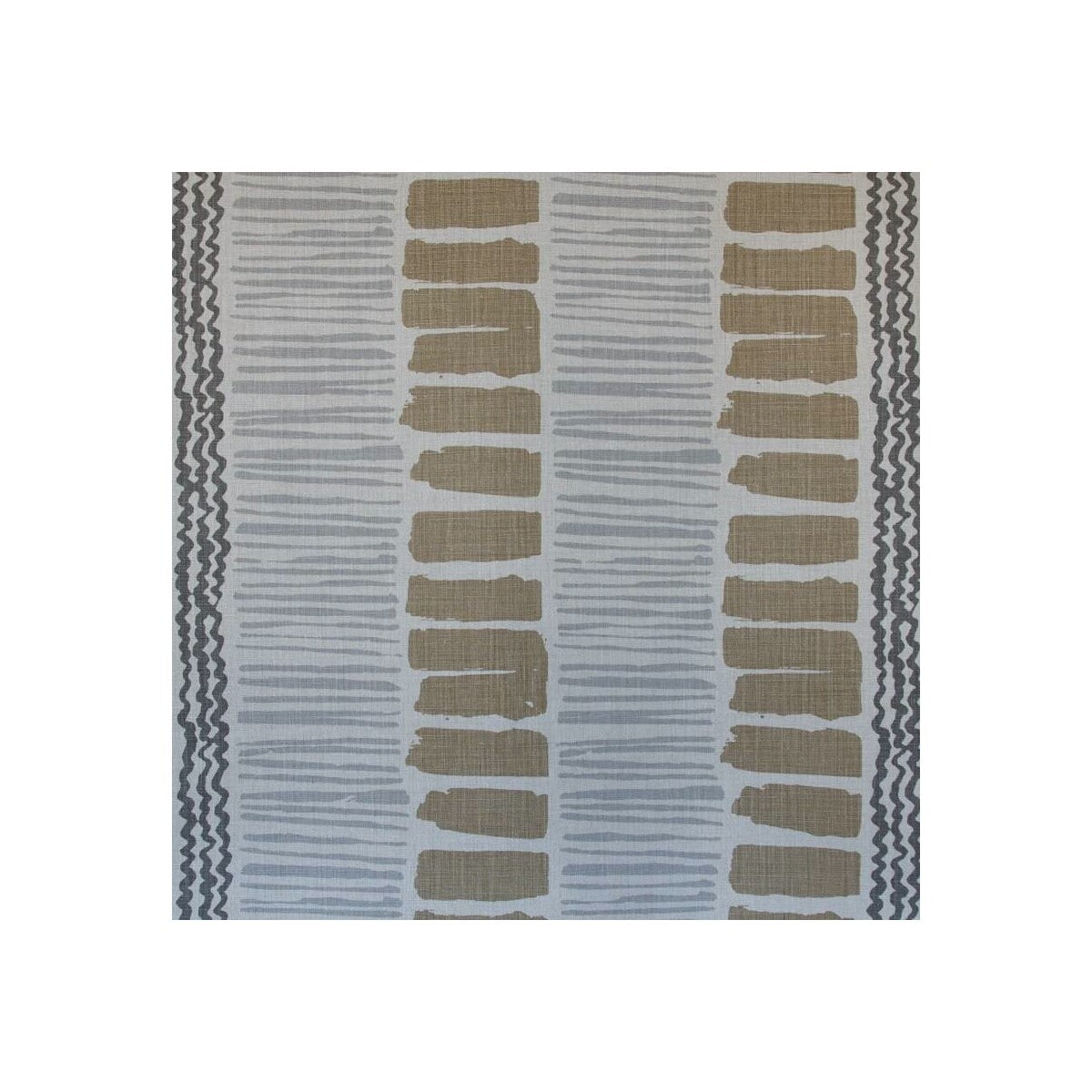 LEE JOFA BFC-3624.168.0 SALTAIRE TAUPE/GREY/CHARCOAL Fabric - Eade's Wallpaper