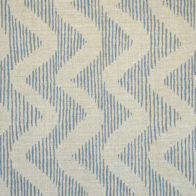 LEE JOFA BFC-3632.5.0 COLEBROOK BLUE/NATURAL Fabric - Eade's Wallpaper