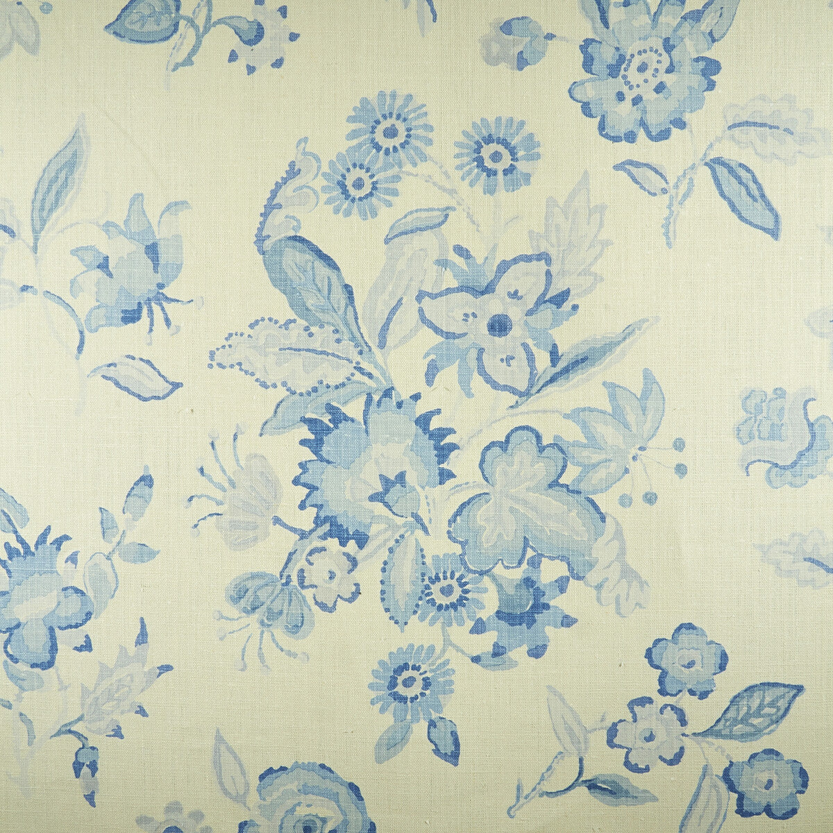 LEE JOFA BFC-3633.5.0 HADLEIGH BLUE Fabric - Eade's Wallpaper