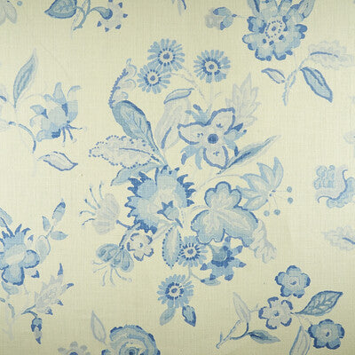 LEE JOFA BFC-3633.5.0 HADLEIGH BLUE Fabric - Eade's Wallpaper