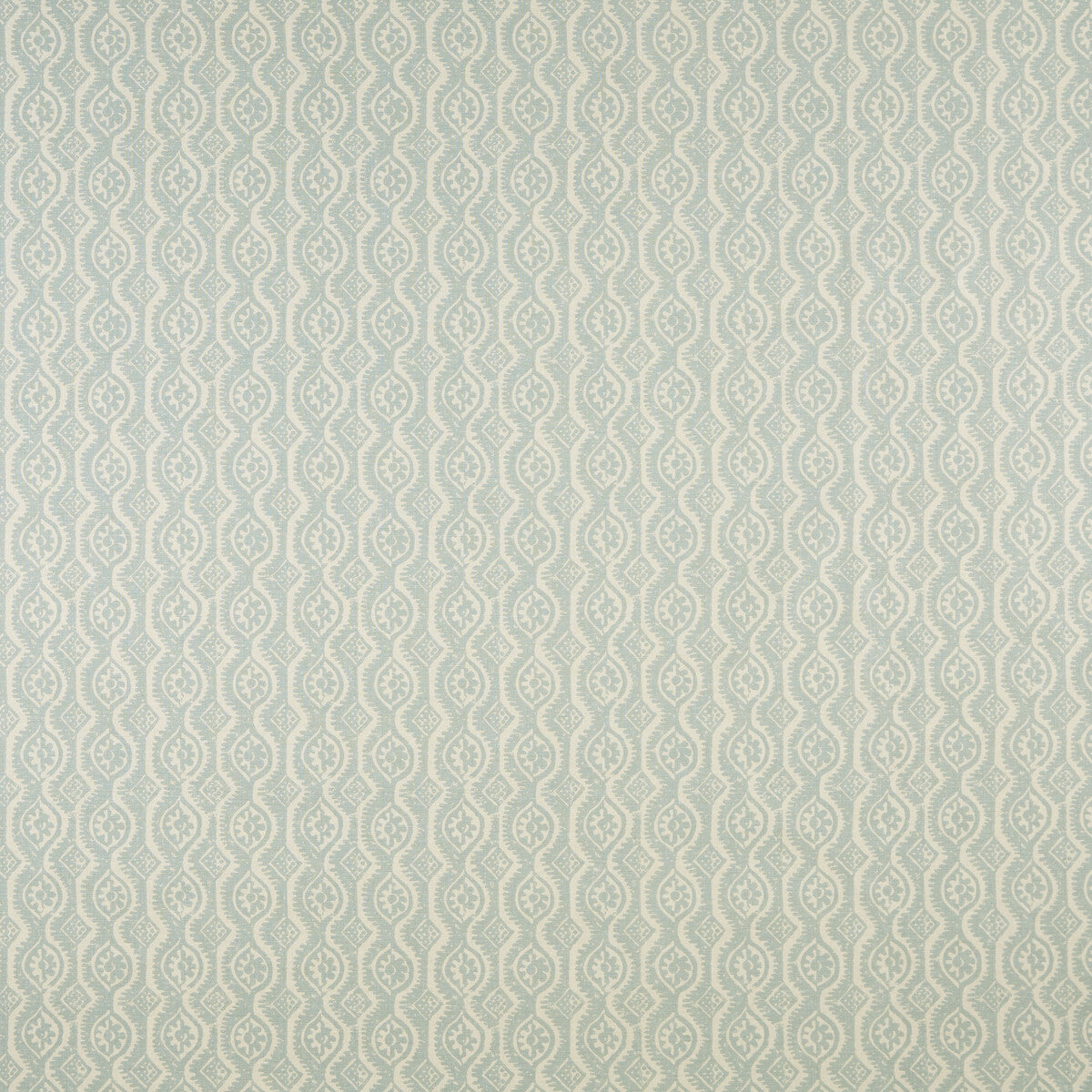 LEE JOFA BFC-3642.13.0 SMALL DAMASK AQUA Fabric - Eade's Wallpaper