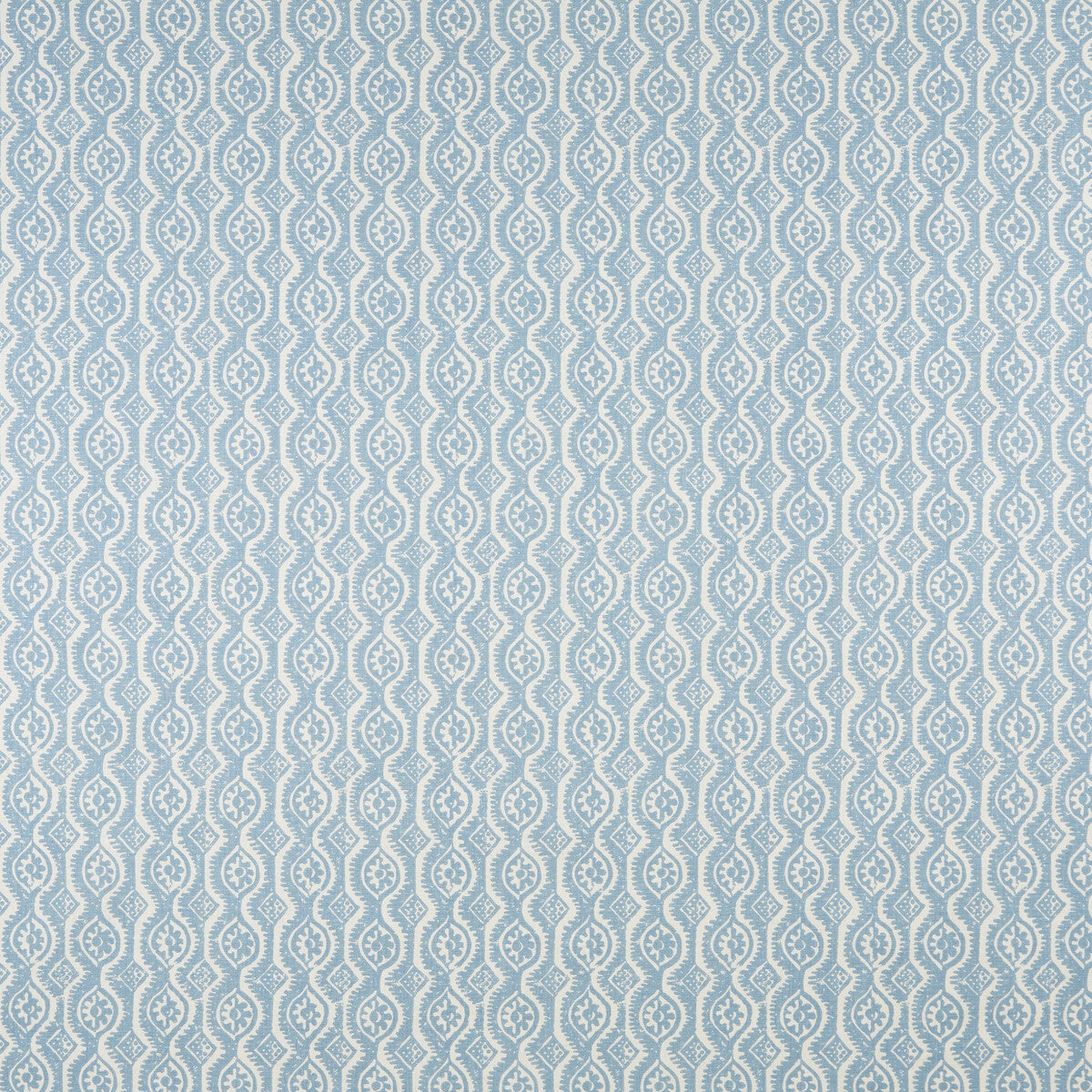LEE JOFA BFC-3642.5.0 SMALL DAMASK BLUE Fabric - Eade's Wallpaper