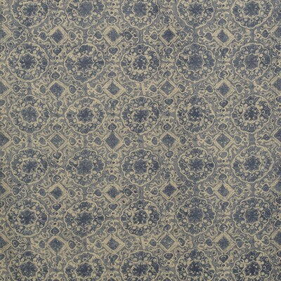 LEE JOFA BFC-3652.5.0 ASHCOMBE BLUE Fabric - Eade's Wallpaper