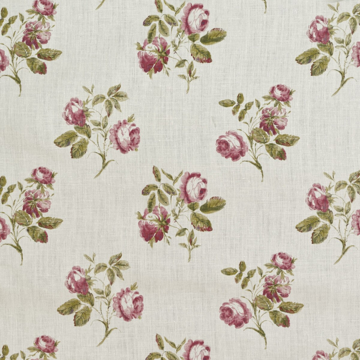 LEE JOFA BFC-3661.723.0 SIMSBURY ROSE/GREEN Fabric - Eade's Wallpaper