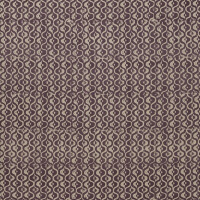 LEE JOFA BFC-3669.909.0 SMALL MEDALLION AUBERGINE Fabric - Eade's Wallpaper