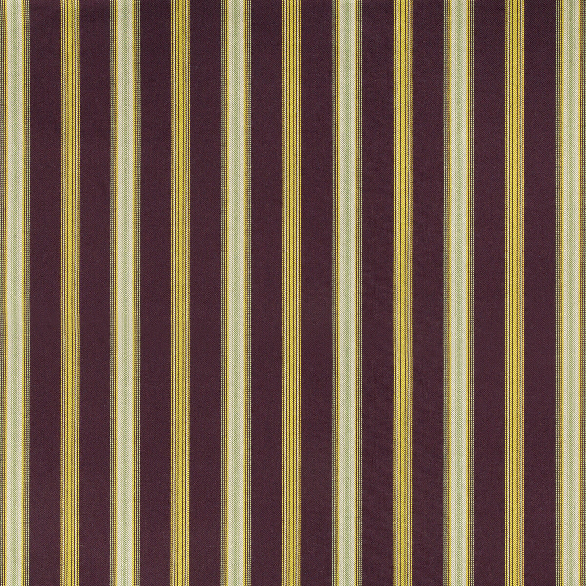 LEE JOFA BFC-3670.909.0 CANFIELD STRIPE AUBERGINE Fabric - Eade's Wallpaper