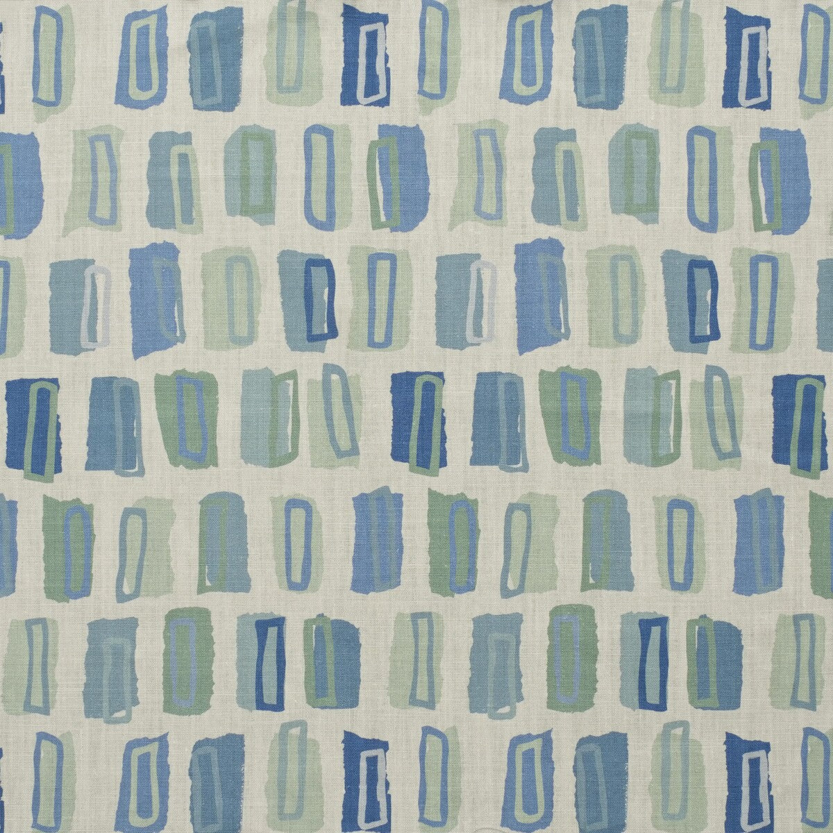 LEE JOFA BFC-3675.513.0 HUDSON BLUE/GREEN Fabric - Eade's Wallpaper