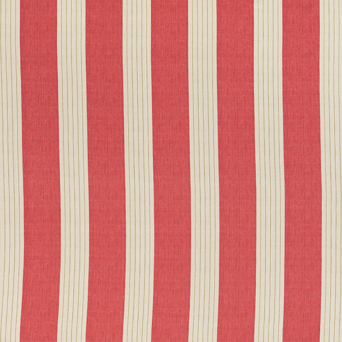 LEE JOFA BFC-3697.19.0 LAMBERT STRIPE RED Fabric - Eade's Wallpaper