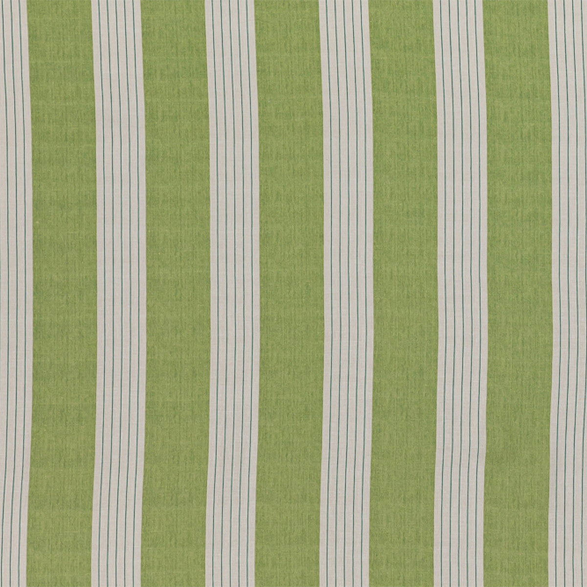 LEE JOFA BFC-3697.3.0 LAMBERT STRIPE GREEN Fabric - Eade's Wallpaper