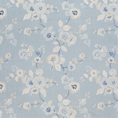 LEE JOFA BFC-3705.15.0 HANA LIGHT BLUE Fabric - Eade's Wallpaper