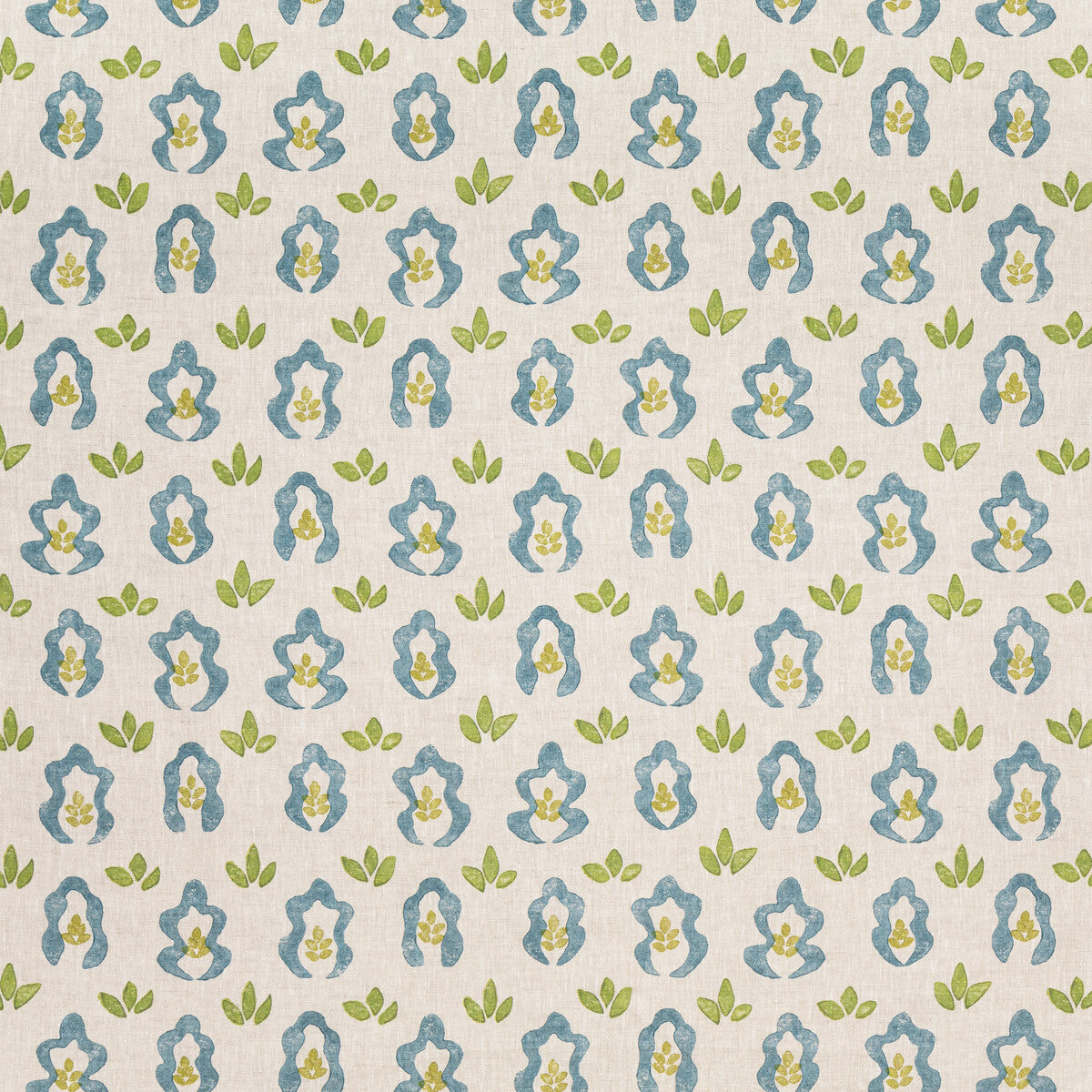 LEE JOFA BFC-3708.353.0 SPRINGFIELD AQUAMARINE Fabric - Eade's Wallpaper