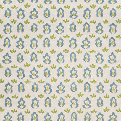 LEE JOFA BFC-3708.353.0 SPRINGFIELD AQUAMARINE Fabric - Eade's Wallpaper