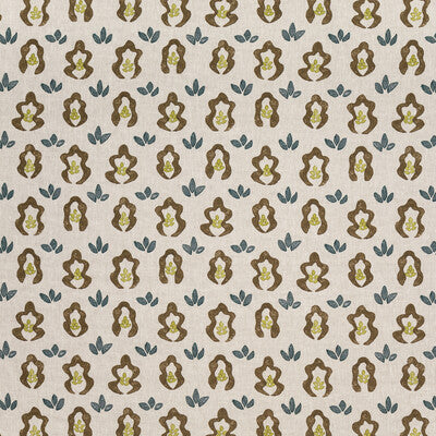 LEE JOFA BFC-3708.630.0 SPRINGFIELD WALNUT Fabric - Eade's Wallpaper