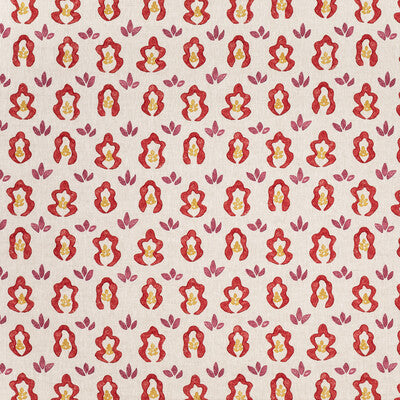LEE JOFA BFC-3708.910.0 SPRINGFIELD RED Fabric - Eade's Wallpaper