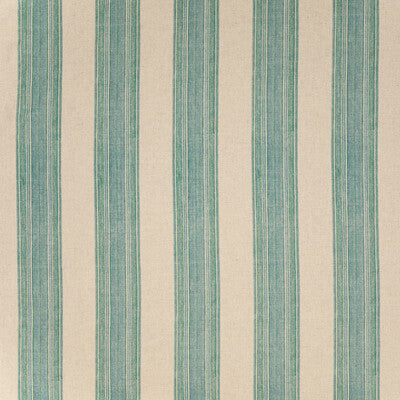 LEE JOFA BFC-3709.13.0 MIFFLIN STRIPE AQUAMARINE Fabric - Eade's Wallpaper