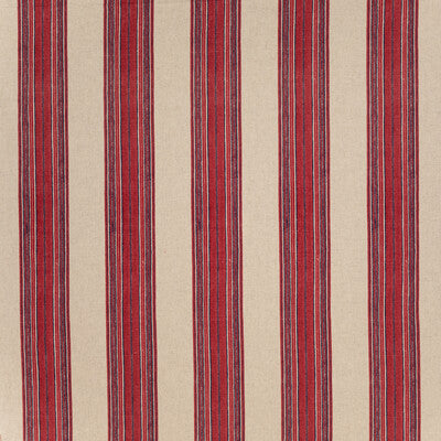 LEE JOFA BFC-3709.19.0 MIFFLIN STRIPE RED Fabric - Eade's Wallpaper
