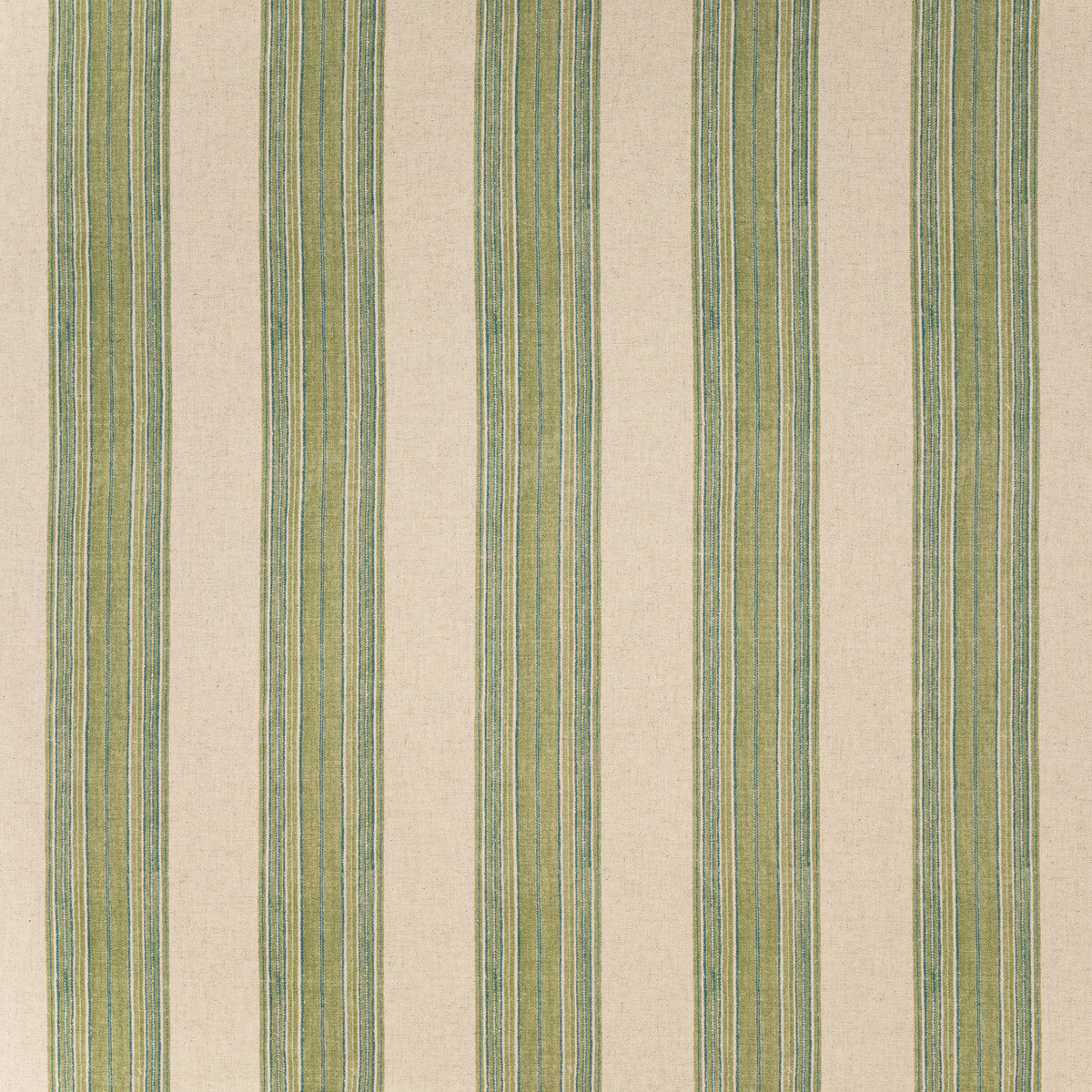 LEE JOFA BFC-3709.3.0 MIFFLIN STRIPE GREEN Fabric - Eade's Wallpaper