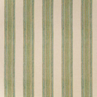 LEE JOFA BFC-3709.3.0 MIFFLIN STRIPE GREEN Fabric - Eade's Wallpaper