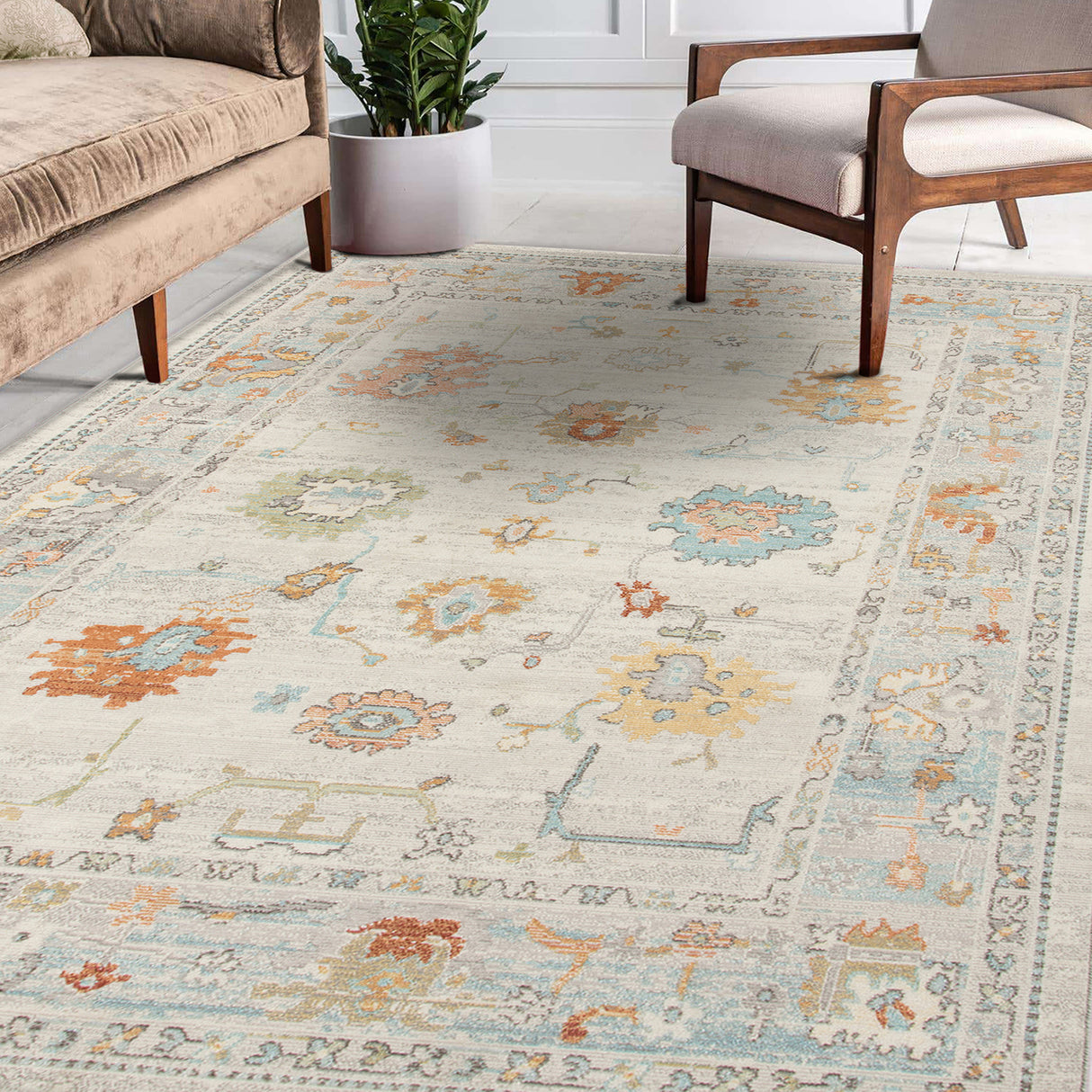 Amer Rugs BHM-1 Bohemian Classic Bordered Area Rug
