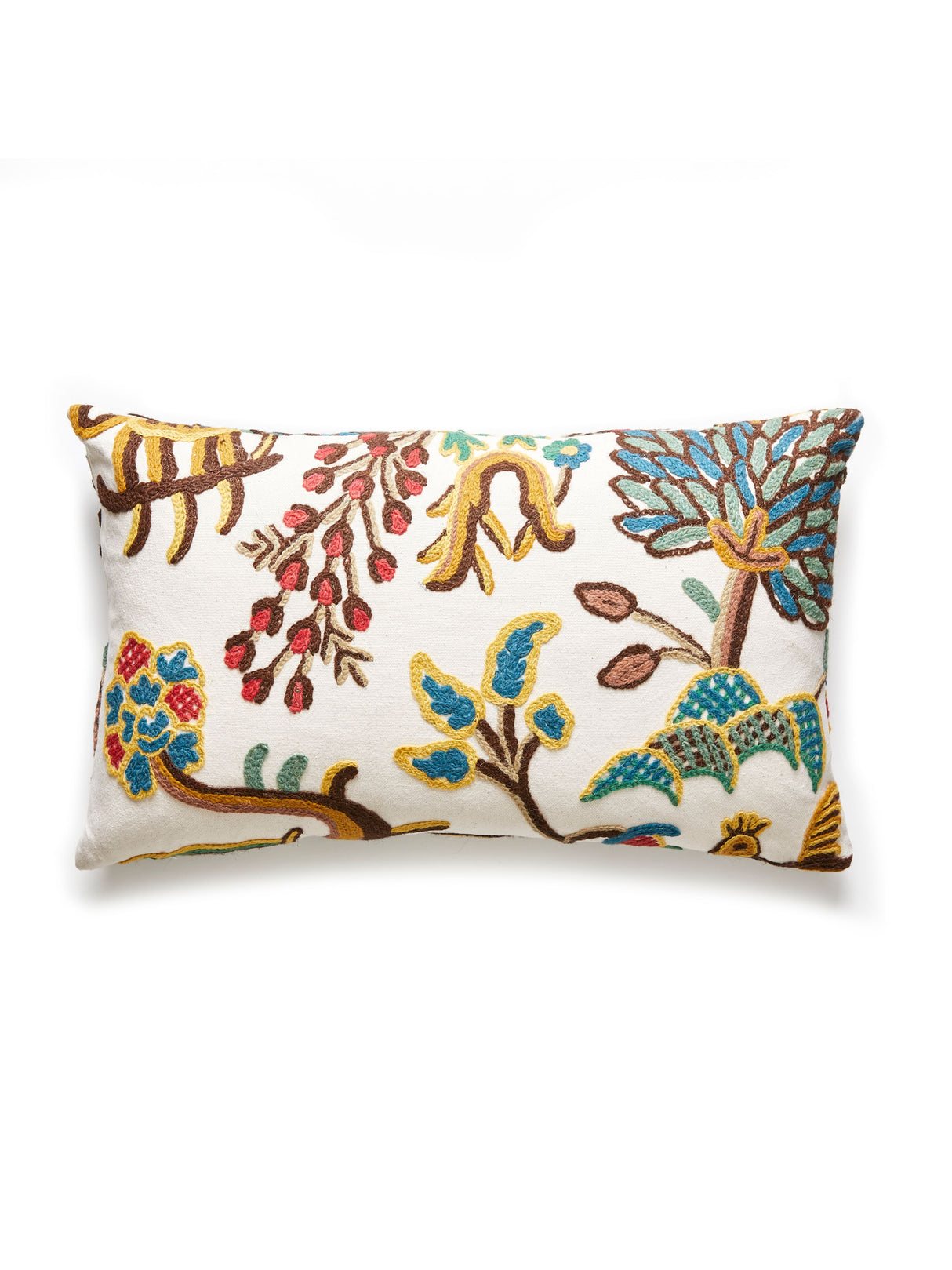 Scalamandre BH 0001LFABPILL FABLES - CREWEL PILLOW - Pillow