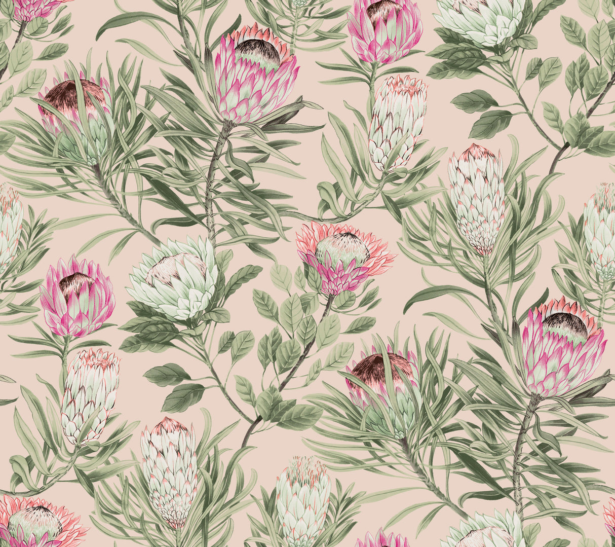 York BL1751 Protea Blush Wallpaper