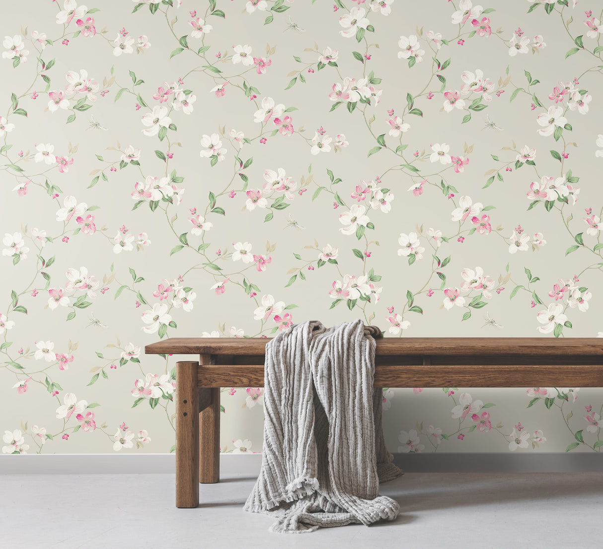 York BL1763 Dogwood Taupe Wallpaper