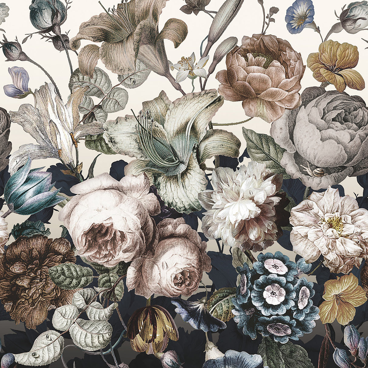 York BL1822M Rachel Rose White Wall Mural