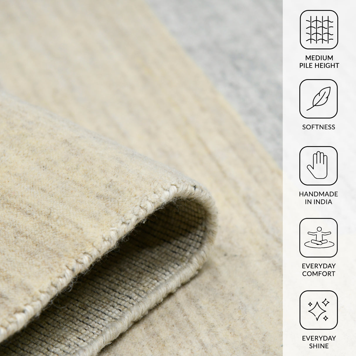 Amer Rugs BLN-4 Blend Farmhouse Striped Area Rug