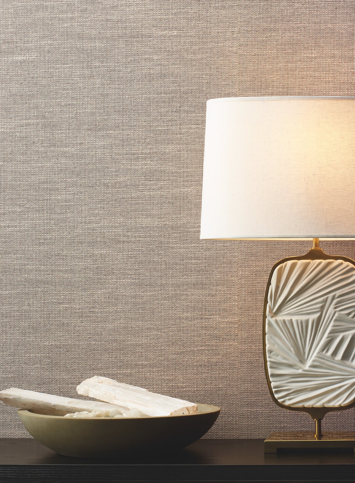 York BO6612 Paper & Thread Weave Beige Wallpaper