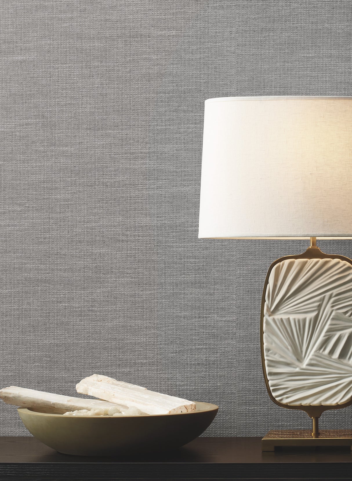 York BO6613 Paper & Thread Weave Blue Wallpaper