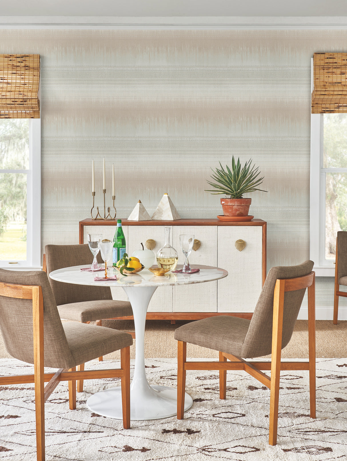 York BO6624 Desert Textile Beige Wallpaper