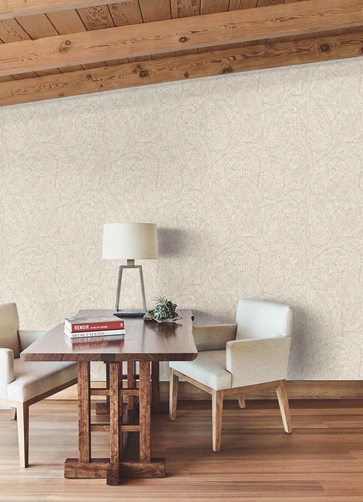 York BO6652 Kashmir Dreams Paisley Off White Wallpaper