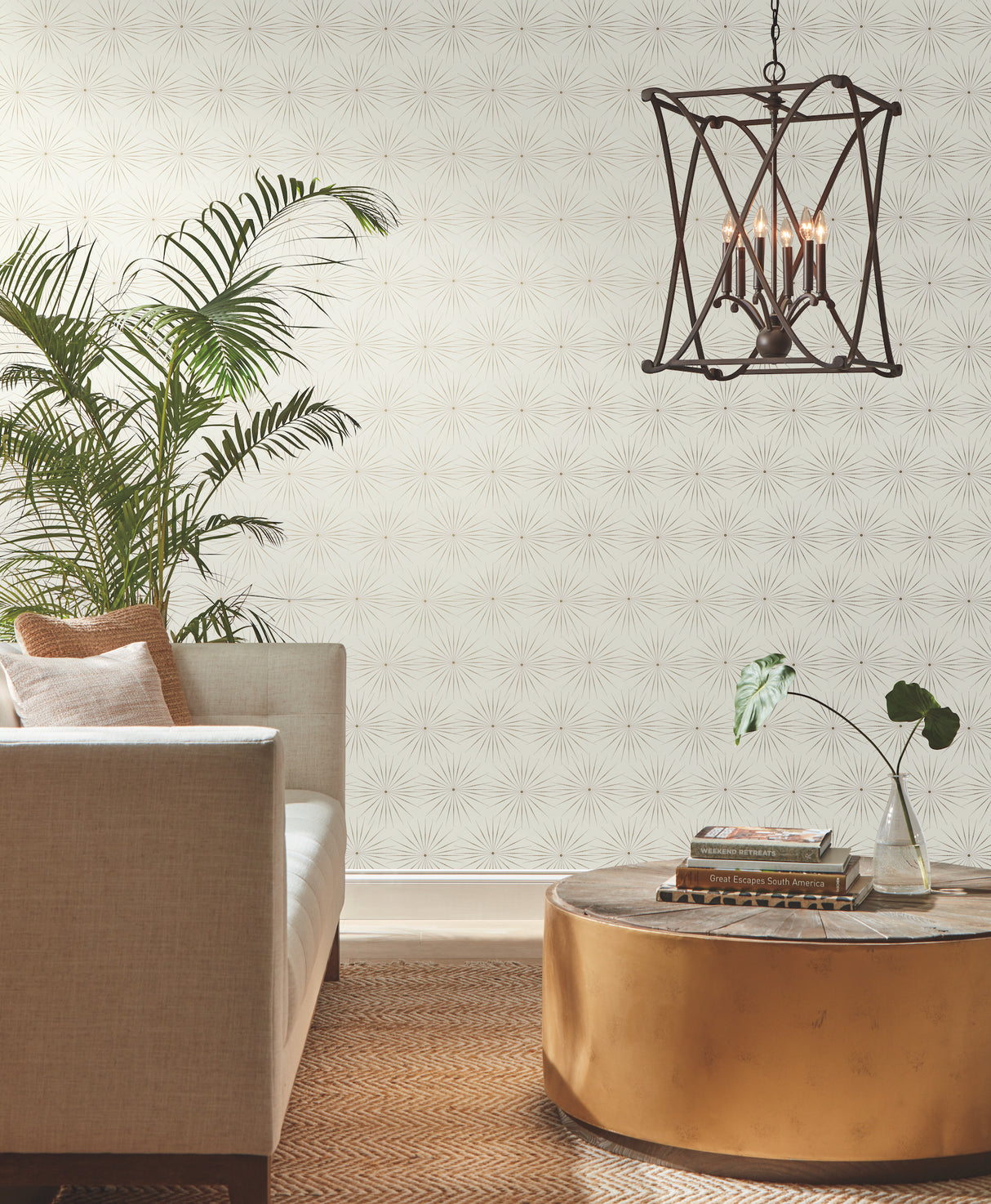 York BO6692 Starlight White & Silver Wallpaper