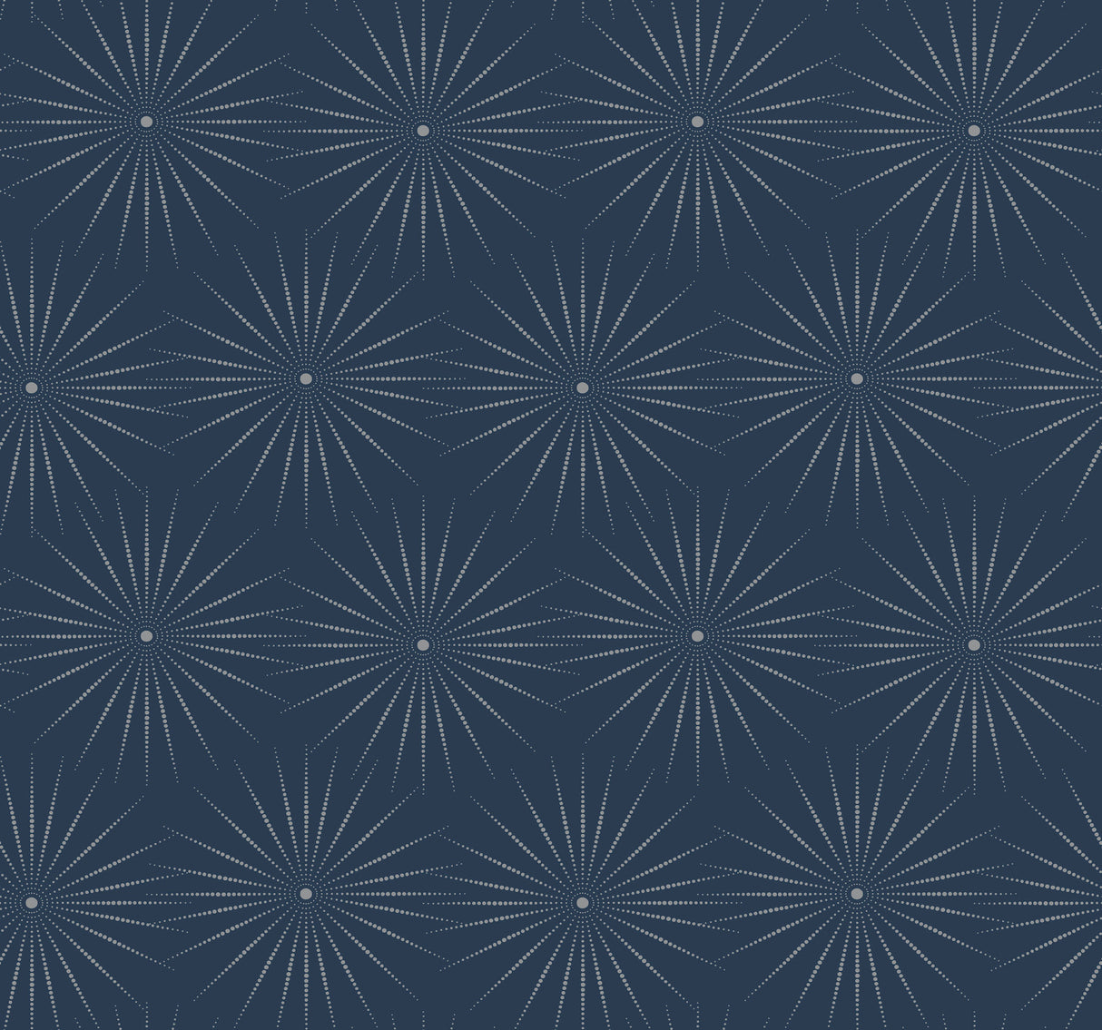 York BO6695 Starlight Blue & Silver Wallpaper