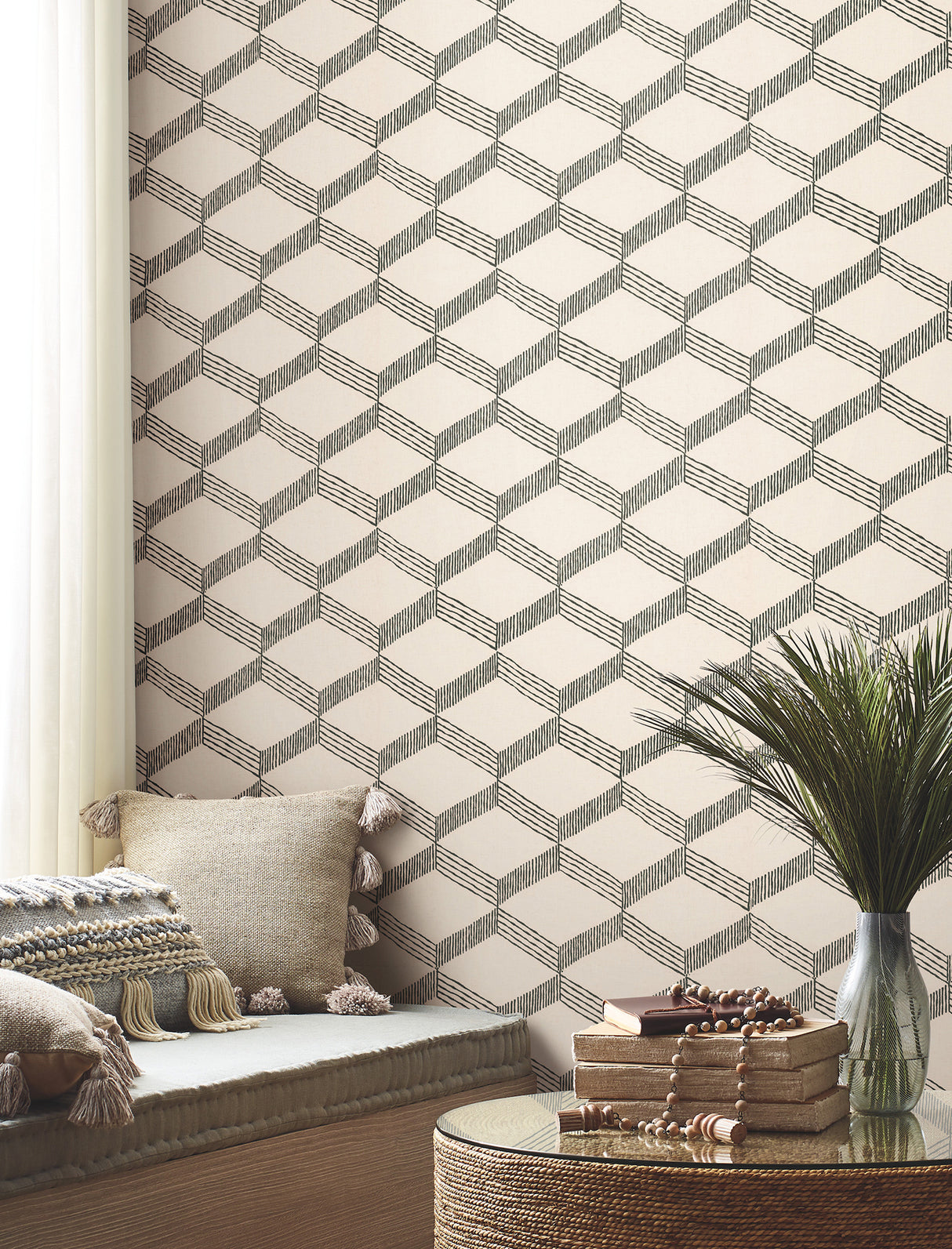 Antonina Vella BO6721 Palisades Paperweave Beige Wallpaper - Eade's Wallpaper