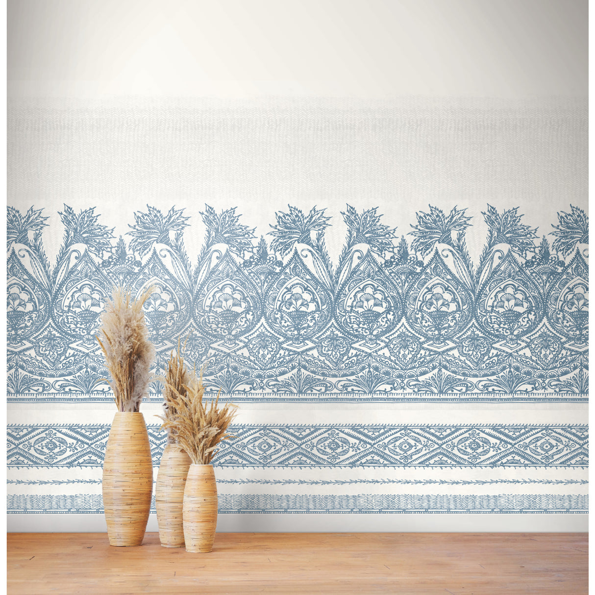 York BO6741M Henna Blue Wall Mural