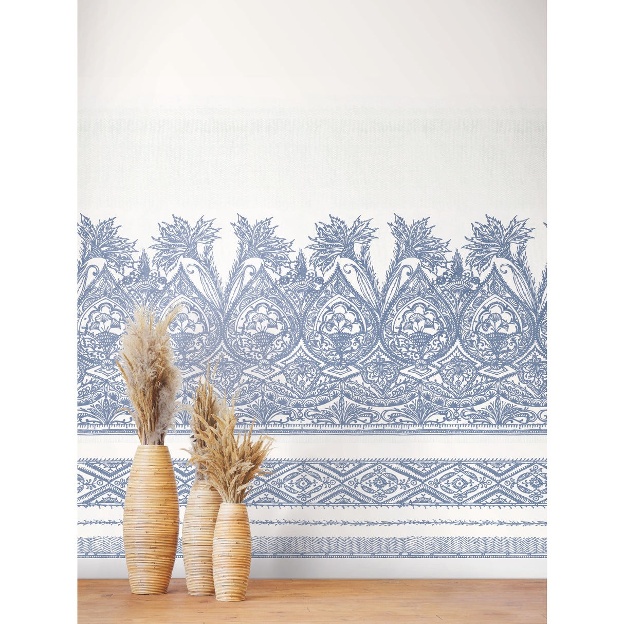 York BO6741M Henna Blue Wall Mural