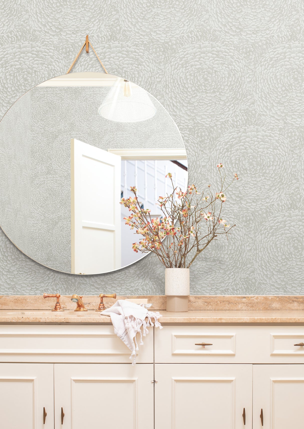 York BO6753 Floret Off White Wallpaper