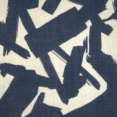 KRAVET COUTURE BOLD LINES.50.0 BOLD LINES INDIGO Fabric - ART DISTRICT