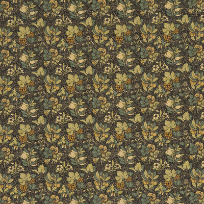 G P & J BAKER BP10619.3.0 MEADOW FRUIT CHARCOAL/GREEN Fabric - Eade's Wallpaper