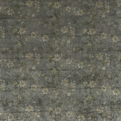 G P & J BAKER BP10644.2.0 QUEEN'S GARDEN VELVET VERDIGRIS Fabric - Eade's Wallpaper