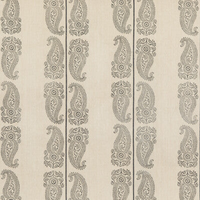 G P & J BAKER BP10796.4.0 CROMER PAISLEY CHARCOAL Fabric - Eade's Wallpaper