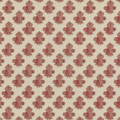 G P & J BAKER BP10823.1.0 POPPY PAISLEY RED Fabric - Eade's Wallpaper