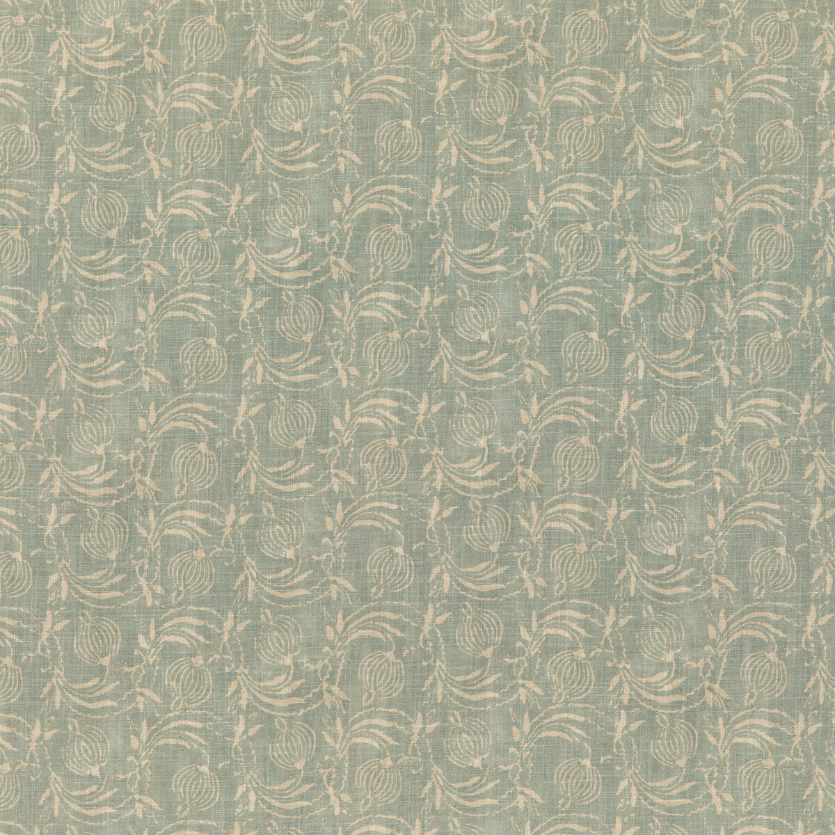G P & J BAKER BP10825.4.0 POMEGRANATE AQUA Fabric - Eade's Wallpaper