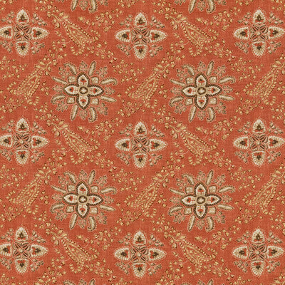 G P & J BAKER BP10836.2.0 CASHMIRA RED Fabric - Eade's Wallpaper