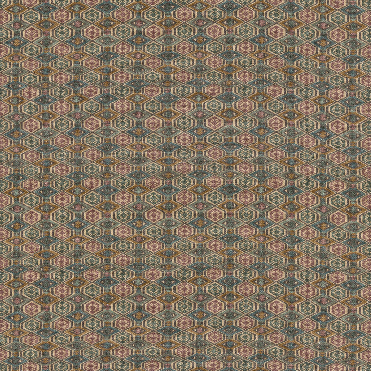 G P & J BAKER BP10855.3.0 BALFOUR TEAL Fabric - Eade's Wallpaper