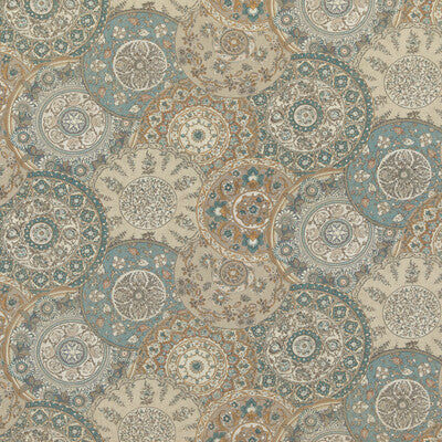 G P & J BAKER BP10856.2.0 IMARI SOFT BLUE Fabric - Eade's Wallpaper