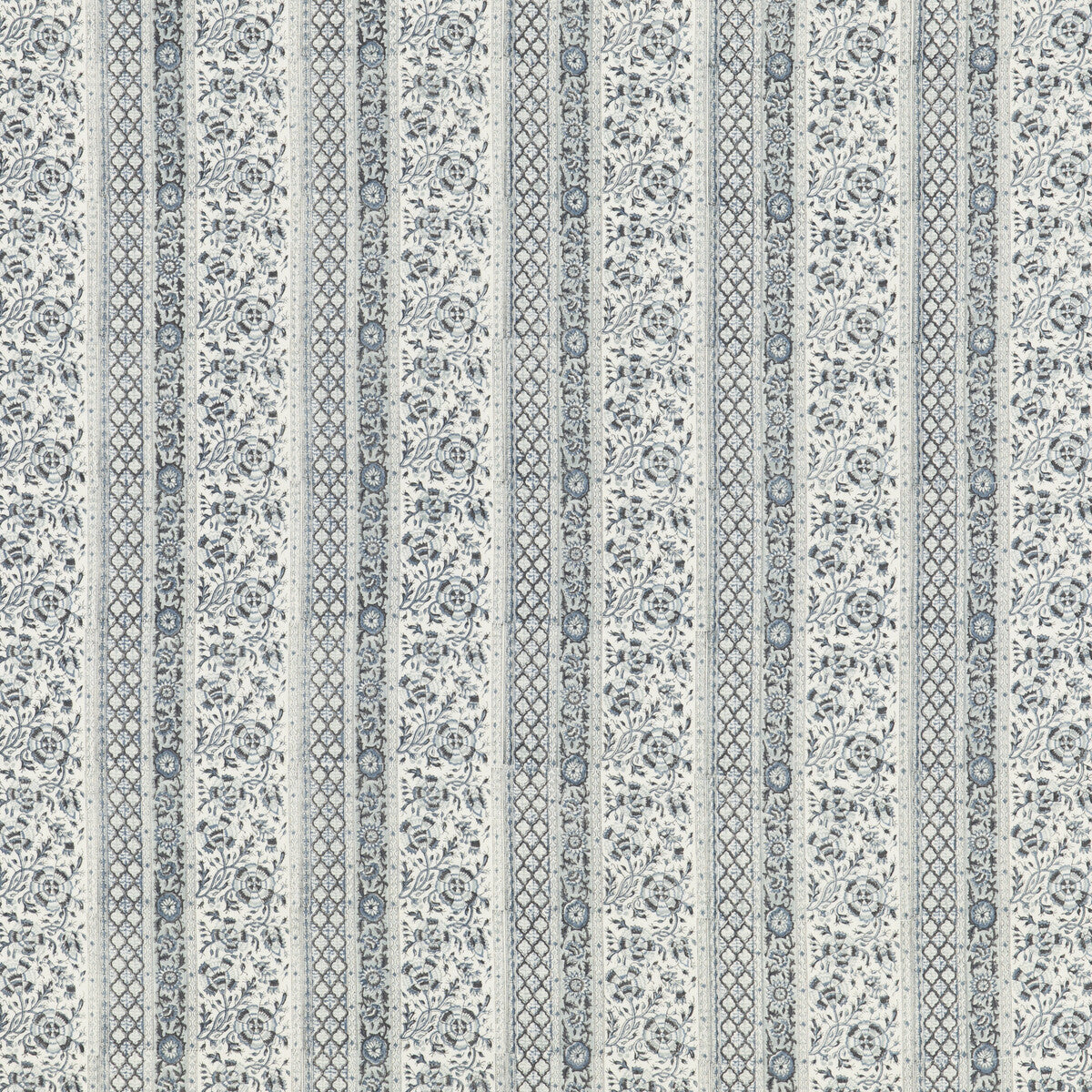 G P & J BAKER BP10912.1.0 TILLINGTON BLUE Fabric - Eade's Wallpaper