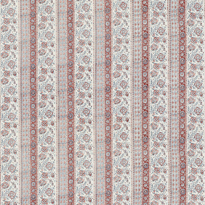 G P & J BAKER BP10912.2.0 TILLINGTON RED/ BLUE Fabric - Eade's Wallpaper
