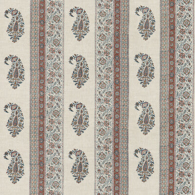 G P & J BAKER BP10915.2.0 PORTOBELLO RED/BLUE Fabric - Eade's Wallpaper